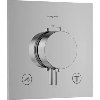 Vodovodní baterie Hansgrohe Ecostat Comfort E vanová baterie pod omítku s termostatem chrom 33711000
