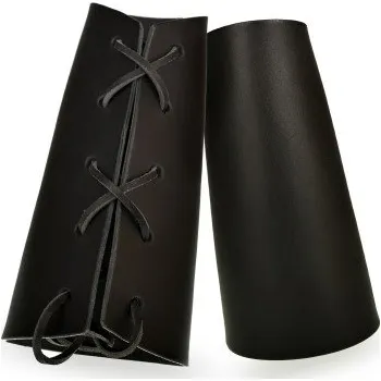 Dron Kožený nátepník Barva černá