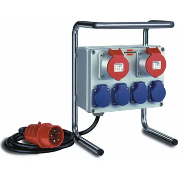 Kompaktní malý napájecí rozvaděč Brennenstuhl BKV 2/4 G IP44, 6cestný, prodlužovací kabel