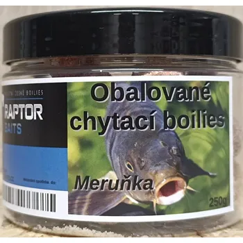 Boilies Raptor Baits Meruňka 20mm 250g