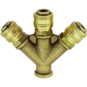 Příslušenství ke kompresoru Roztrojka s rychlospojkami DN 7,2 - vnitřní závit G 3/8" VWS38ES