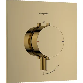 Vodovodní baterie Hansgrohe Ecostat Comfort E sprchová baterie pod omítku s termostatem zlatá 33710990
