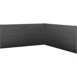 Zástěna pro vyvýšený záhon Biohort Belvedere L200 tmavě šedá 2 ks