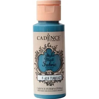 Speciální výtvarná barva Klasická textilní barva Style Matt Fabric 50ml - turquoise tyrkysová -
