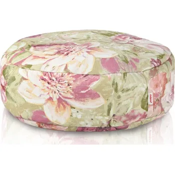 Taburet Podnožka pastelové květiny