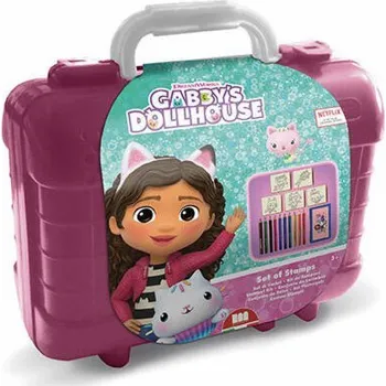 Dětské razítko Multiprint Vícetiská cestovní sada razítek Gabi s více potisky