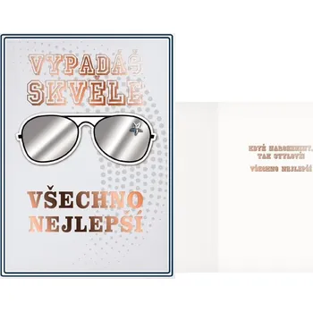 Přání srdečné Vypadáš skvěle s brýlemi
