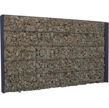 Plot PSK Gabionový plot 203cm antracit