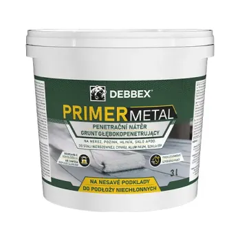 Penetrace DEBBEX Penetrační nátěr PRIMER METAL 3l