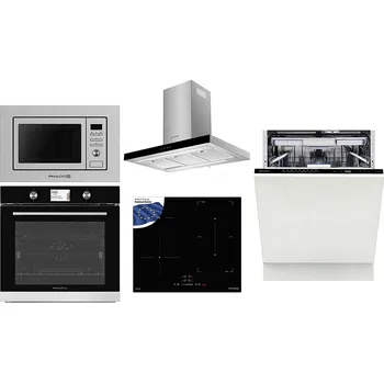 Set domácích spotřebičů Vestavný set Set Philco PDI 1469 BTBIT + Philco PEI 729 TCD + Philco PHD 641 GSPB + Philco PMD 2085 BIX + Philco POB 7810 CBX + sleva 20 % při použití kódu