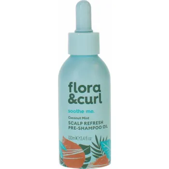 Vlasová regenerace Maui Moisture FLORA&amp;CURL_Coconut Mint Scalp Refresh Předšamponový olej na vlasy 100ml