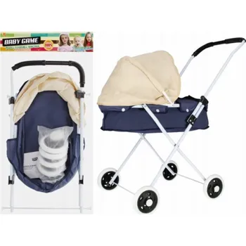 Kočárek pro panenku Mega Creative kočárek pro panenky Deep Met 35x69x10 hra PBH 24