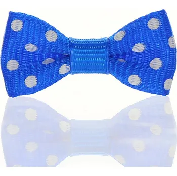 Stuha Mašlička puntík modrobílá