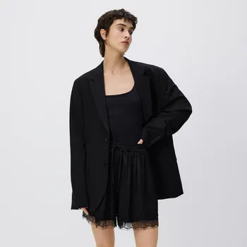 Dámské kraťasy Reserved - Kraťasy s vázáním - černý - 264BV-99X - 264BV-99X-L