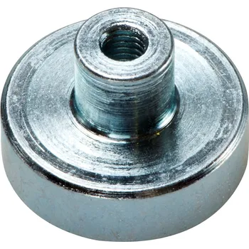 Magsy Magnetická čočka se stopkou pr. 6 x výška 4,5 mm s vnitřním závitem M3, délka závitu 7 mm