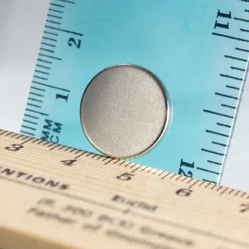 Dekorativní magnet Magsy Neodymový magnet válec pr.16x2 N 80 °C, VMM7-N42 Počet kusů: 1 ks