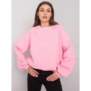 Dámská mikina Sweatshirt-RV-BL-6758.50P-pink RUE PARIS růžová 3292035