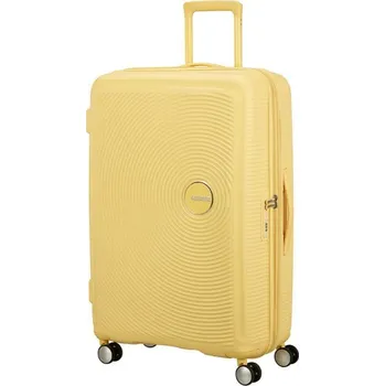 American Tourister SOUNDBOX SPINNER 77 EXP Pastel Yellow