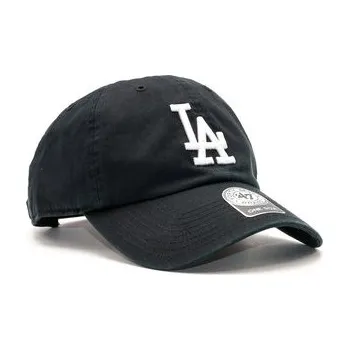 Módní doplněk Kšiltovka 47 Brand Los Angeles Dodgers Clean Up Black Strapback
