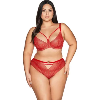 Podprsenka Polovyztužená dámská podprsenka semi soft Ava 2127 Red červená 80G