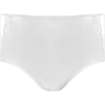 Kalhotky Dámské kalhotky Kianna white - EMILI Bílá 3XL