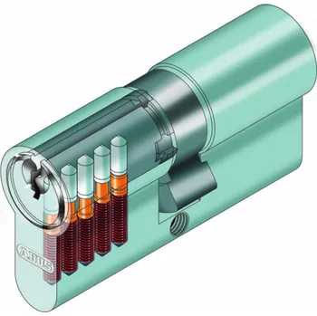 Zámek na kolo Válec Abus E50N, (din) standard, 30 - 40 mm, šedý