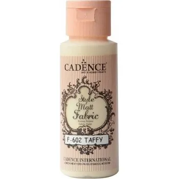 Speciální výtvarná barva Klasická textilní barva Style Matt Fabric 50ml - karamelová taffy -