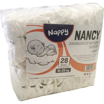 Plenkové kalhoty Nappy Dětské plenky Nancy 15-25 kg 28 ks