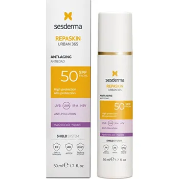Přípravek na opalování Sesderma Repaskin Urban 365 Anti-Age Facial Sunscreen SPF 50 - Opalovací krém na obličej s anti-age účinky 50 ml