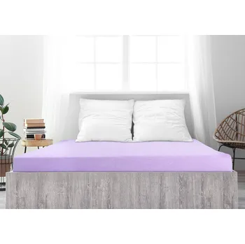 Prostěradlo B.E.S. - Petrovice, s.r.o. Prostěradlo Froté PERFECT - Fialová Rozměr: 200 x 220