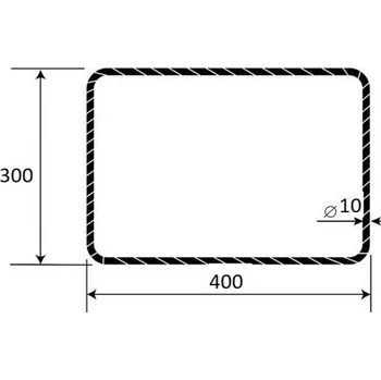 Pletivo ŽELEZO Třmínek do betonu 40x30 R10