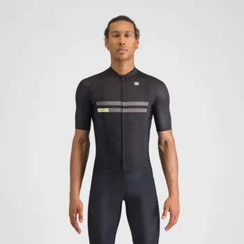 cyklistický dres SPORTFUL Cyklistický dres s krátkým rukávem - STARLIGHT - černá 2XL