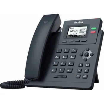 Yealink SIP-T31 IP telefon, 2,3" 132x64 LCD, 2x SIP, CZ/SK displej, 2x 100Mbit, Optima HD Voice, 2 programovatelná tlačítka 10001170