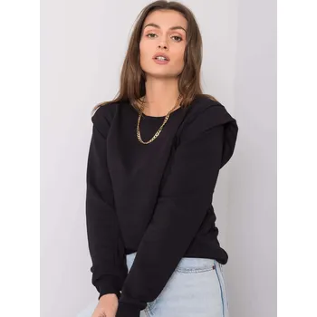 Oblečení a móda Sweatshirt-RV-BL-6062.39P-black RUE PARIS černá 3291910