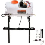 Bodový postřikovač VEVOR pro čtyřkolky/UTV, postřikovač o objemu 60 l/15,9 galonů s tryskovým ramenem, 12V čerpadlo na plevel s vodní nádrží, průtok 1,9 galonu za minutu, nastavitelný tlak 0–72 psi, hadice 20 stop, bílá