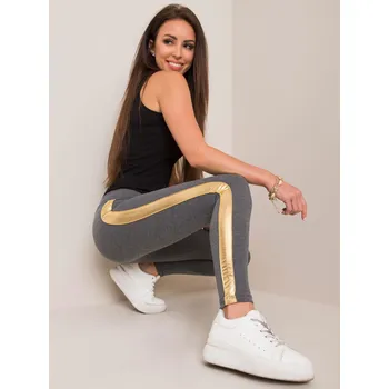 Dámské legíny Leggings-RV-LG-R4766.06-gray RUE PARIS šedá 3290717