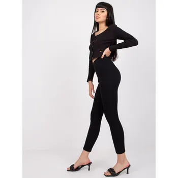 Leggings-RV-LG-7533.08-black RUE PARIS černá 3293398