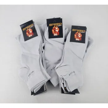 SPIN MAX s.r.o. AKCE Kotníkové ponožky SPEED šedé 12 PÁRŮ ZA VÝHODNOU CENU Velikost: 9-11