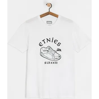 Pánské tričko Etnies Slb X Etnies (white/white) S, bílá