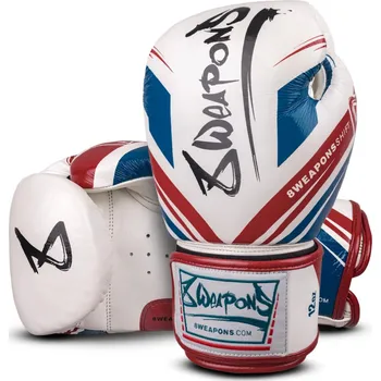 Boxerské rukavice Boxerské rukavice 8 WEAPONS Shift - White/Navy/Red Velikost: 14oz