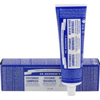zubní pasta Dr. Bronner´s Zubní pasta Peppermint 105ml Dr. Bronner's
