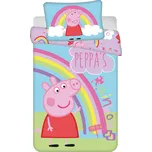 Jerry Fabrics Bavlněné povlečení 140x200 + 70x90 cm - Prasátko Peppa "PEP016"