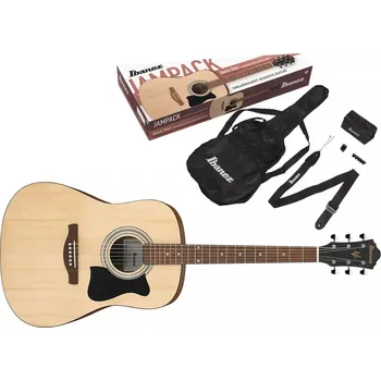 Akustická kytara Akustická kytara paket Ibanez V50NJP Pack OPN