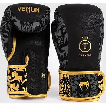 Boxerské rukavice Boxerské rukavice Venum x Ilia Topuria Unmatched - Black/Gold Velikost: 12oz