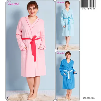 Dámský župan Dámský župan krátký Mariana světle lososová 3XL