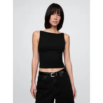 Dámské tričko GAP Strečový crop top - Dámské GAP černá 3332989