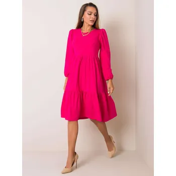 Dámské šaty Dress-RV-SK-5832.18X-Fuchsia RUE PARIS červená 3291072