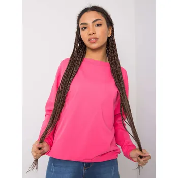 Dámská mikina Sweatshirt-RV-BL-6119.04P-fluo pink RUE PARIS růžová 3291375