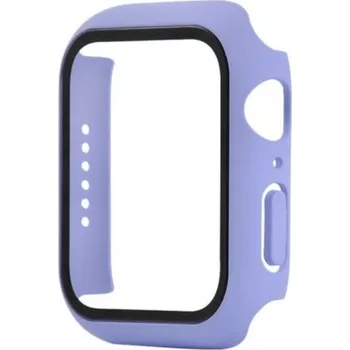 Příslušenství k chytrým hodinkám Ochranné pouzdro s tvrzeným sklem pro Apple Watch 10 46mm Barva: Levandulová, Typ: 4