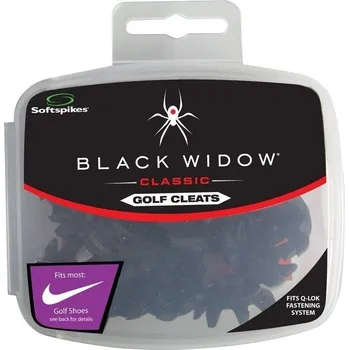 Golfová obuv Softspikes Black Widow Q-Fit Spikes Black Q-Lok